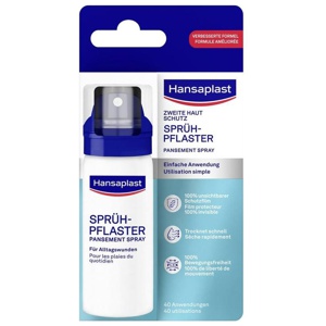 Hansaplast Zweite Haut Schutz Sprüh-Pflaster, 40 ml Sprühflasche Produktbild
