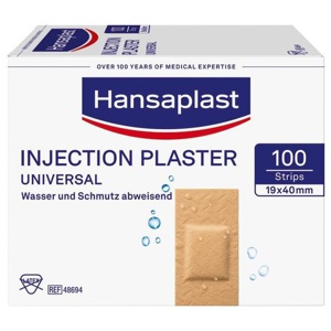 Hansaplast Universal Injektion, 100 St Pflaster Produktbild