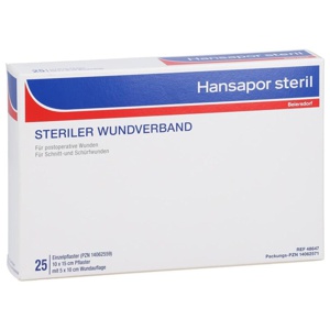 Hansapor steril Wundverband 10x15 cm, 25 St Verband Produktbild