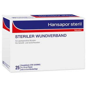 Hansapor steril Wundverband 8x10 cm, 25 St Verband Produktbild