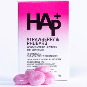 HAp+ Jordbær & Rabarber 18 stk produktbillede