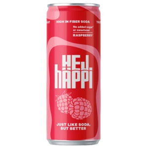 hÄppi Prebiotisk Läsk Hallon 330 ml produkt bild