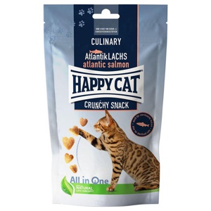 Happy Cat Culinary Crunchy Snack Atlantik Lachs Produktbild
