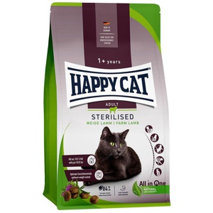 HAPPY CAT Sterilised Trockenfutter Katze Adult, Weide-Lamm 10 kg Produktbild