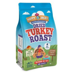HAPPY JACKY Trockenfutter Sensitive Magere Pute 3x2 kg Produktbild