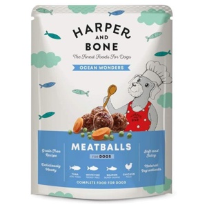 Harper&Bone Dog Adult Meatballs Ocean Wonders 300 g produkt bild