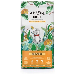 Harper & Bone Dog Adult Medium/Large Flavours Farm produkt bild