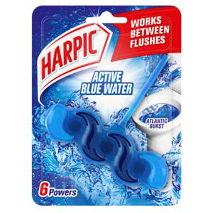 Harpic Toalettrengöringsblock Active Blue Water Atlantic Burst produkt bild