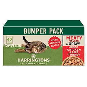 Harringtons Complete Grain-free Adult Cat – Meaty Selection in Gravy product image
