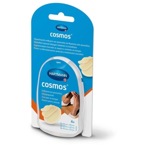 Cosmos® Blasenpflaster Mix 3 Größen, 6 St Pflaster Produktbild