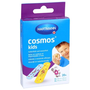 Cosmos® kids Kinderpflaster 2 Größen, 20 St Pflaster Produktbild