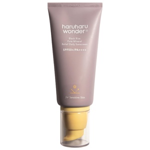haruharu wonder Black Rice Pure Mineral Relief Daily Sunscreen SPF50+/PA++++ 50 ml produktbilde