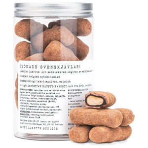 HAUPT LAKRITS Chokade Svenskjävlar 250 g produkt bild