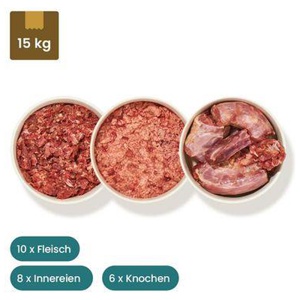 haustierkost.de Geflügel Paket Hund Frostfutter 15 kg Produktbild