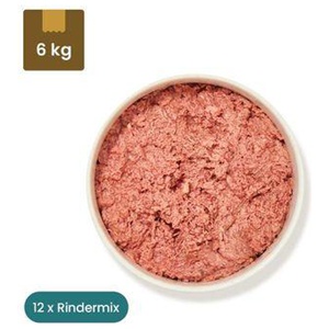 haustierkost.de Rindermix Frostfutter 12 x 500 g Produktbild