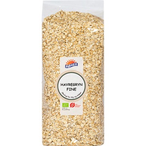 Havregryn fin Øko. 750 gram produktbillede