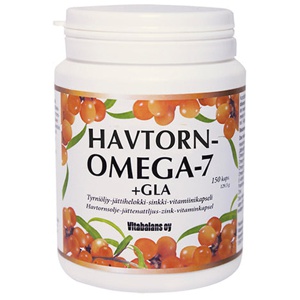 Havtorn Omega-7 +GLA kapsler produktbillede