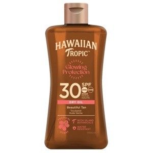 Hawaiian Tropic Glowing Protection Dry Oil SPF30 100 ml produktbilde