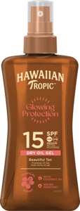 Hawaiian Tropic Glowing Protection Dry Oil Spray SPF15 200 ml produktbilde