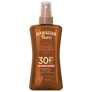Hawaiian Tropic Glowing Protection Dry Spray Oil SPF 30 200 ml produktbillede