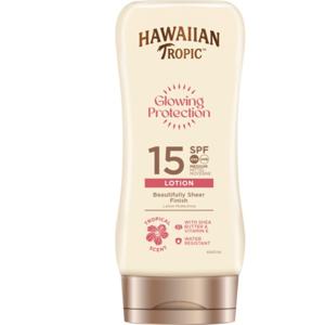 Hawaiian Tropic Glowing Protection Lotion SPF15, 180 ml produkt bild