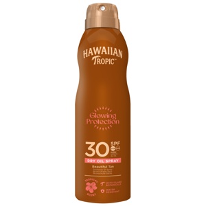 Hawaiian Tropic Glowing Protection Oil C-Spray SPF 30 180 ml produktbillede