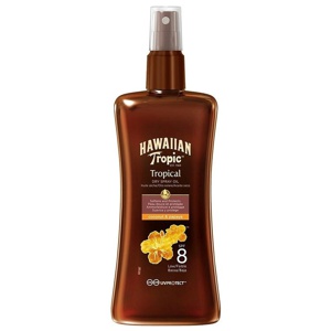 Hawaiian Tropic Protective Dry Spray Oil SPF8 200 ml produkt bild
