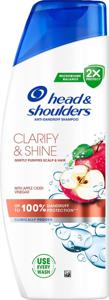 Head & Shoulders Clarify & Shine Djuprengörande Mjällschampo med äppelcidervinäger 250 ml produkt bild