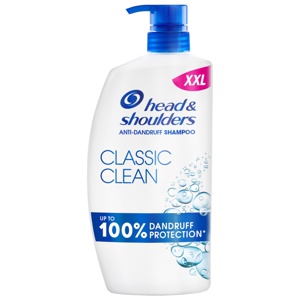 Head & Shoulders Classic Clean Schampo mot mjäll Pump 1000 ml produkt bild