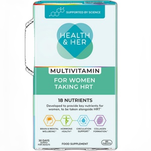 Health & Her Multivitamin for Women Taking Hormone Replacement Therapy HRT 60 Caplets product image