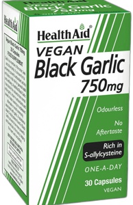 HealthAid Black Garlic 750mg Capsules Pack of 30 product image