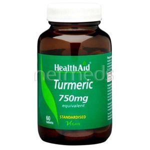 HealthAid Turmeric 750mg Tablets Pack of 60 product image