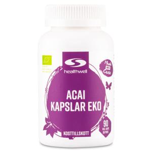 Healthwell Acaikapslar EKO 90 kaps produkt bild