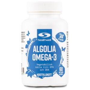 Healthwell Algolja Omega-3 60 kaps produkt bild