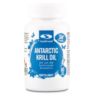 Healthwell Antarctic Krill Oil 60 kaps produkt bild