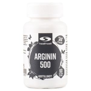 Healthwell Arginin 500 60 kaps produkt bild