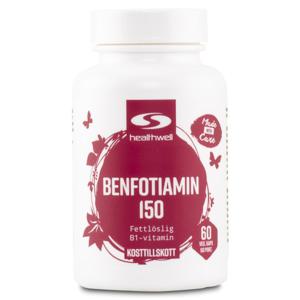 Healthwell Benfotiamin 150 60 kaps produkt bild