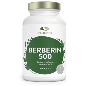 Healthwell Berberin 500 60 kapsler produktbillede