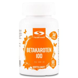 Healthwell Betakaroten 100 60 kaps produkt bild