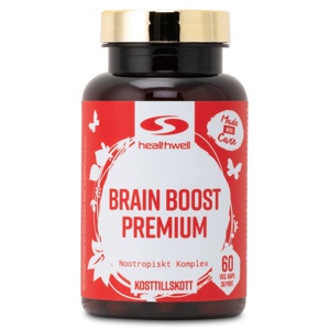 Healthwell Brain Boost Premium 60 kapsler produktbillede