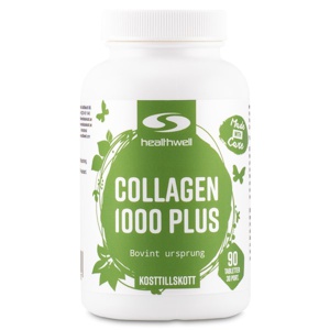 Healthwell Collagen 1000 Plus 90 tabletter produktbillede