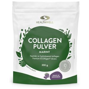 Healthwell Collagen Pulver Marint Skogsbär 200 g produkt bild