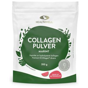 Healthwell Collagen Pulver Marint Vattenmelon 200 g produkt bild