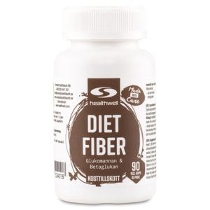 Healthwell Diet Fiber 90 kaps produkt bild