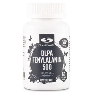 Healthwell DLPA Fenylalanin 500 60 kaps produkt bild