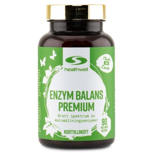 Healthwell Enzym Balans Premium 90 kapsler produktbillede