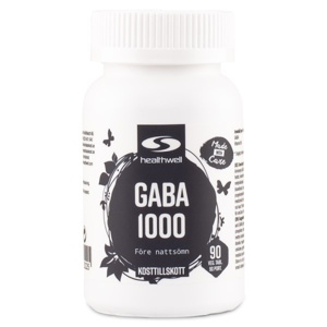 Healthwell GABA 1000 90 tabletter produktbillede
