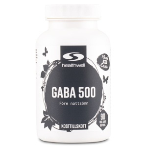 Healthwell GABA 500 90 kapsler produktbillede