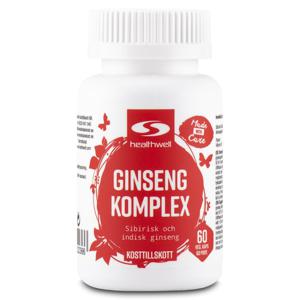 Healthwell Ginseng Komplex 60 kaps produkt bild