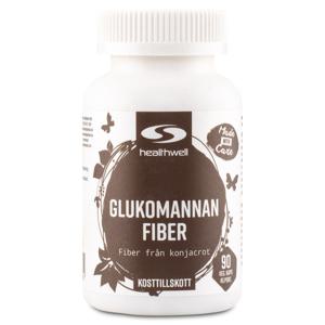Healthwell Glukomannan Fiber 90 kaps produkt bild